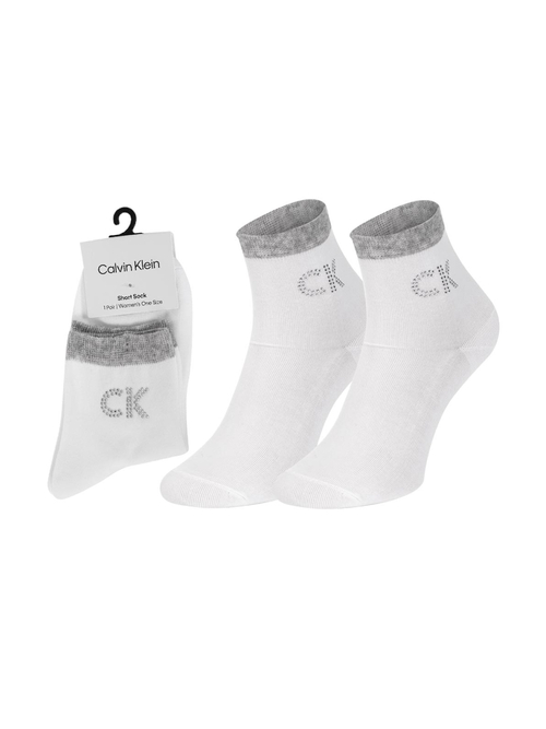 Calvin Klein  dámské bílé ponožky