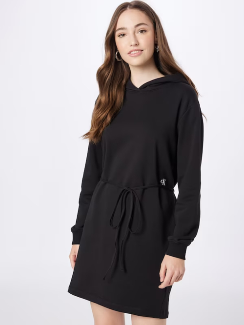 Calvin Klein dámské černé teplákové šaty