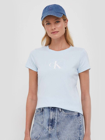 Calvin Klein dámské světle modré tričko
