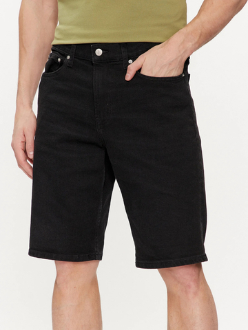 Calvin Klein pánské černé džínové šortky 