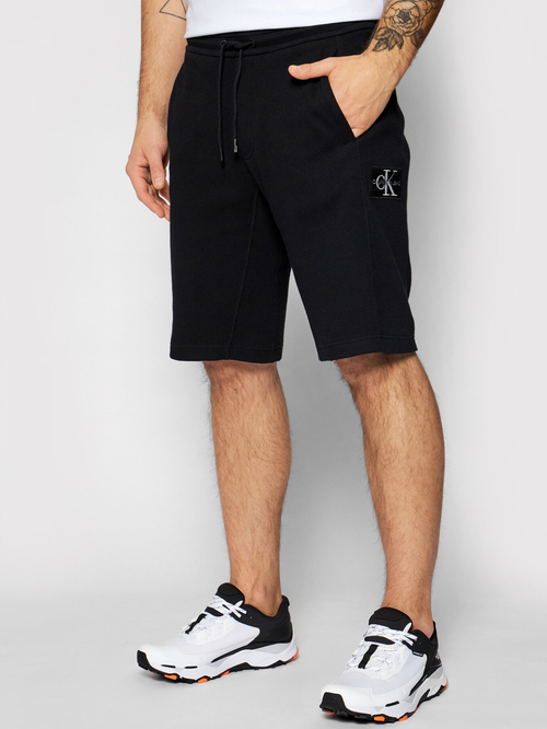 Calvin Klein pánské černé teplákové šortky
