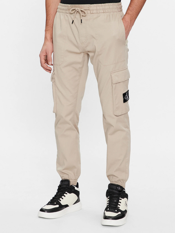 Calvin Klein pánské béžové cargo kalhoty
