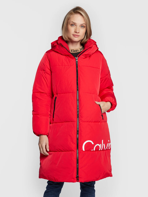 Calvin Klein dámská červená bunda