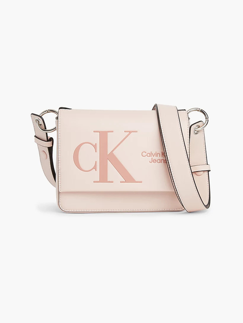 Calvin Klein dámská růžová crossbody kabelka