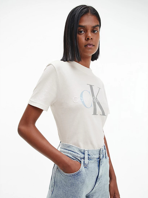 Calvin Klein dámské krémové tričko