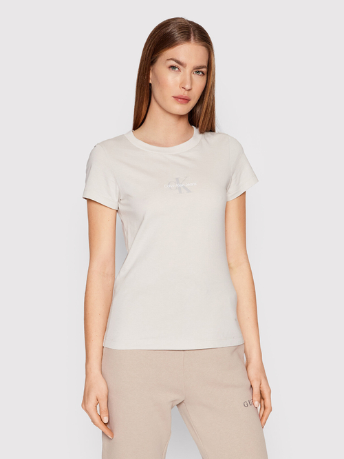 Calvin Klein dámské světle šedé tričko