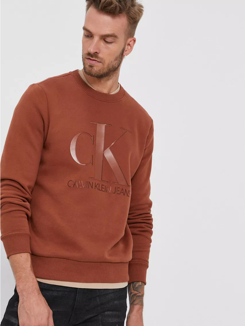 Calvin Klein pánská hnědá mikina