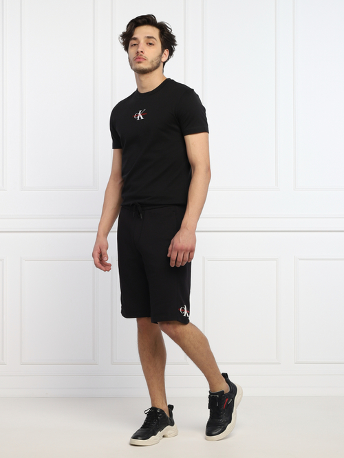 Calvin Klein pánské černé teplákové šortky