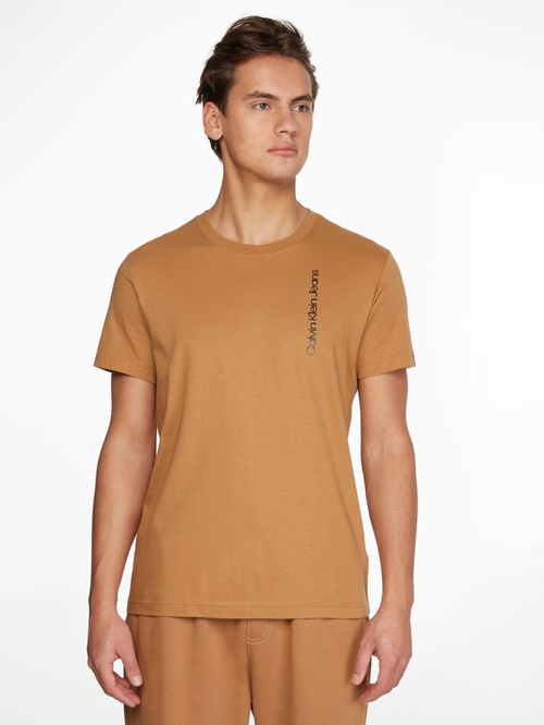 Calvin Klein pánské hnědé tričko