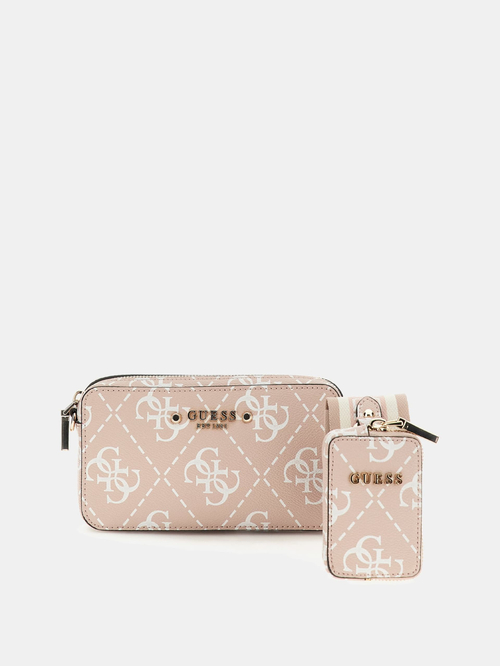 Guess dámská růžová crossbody kabelka