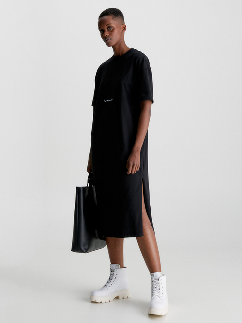 Calvin Klein dámské černé šaty INSTITUTIONAL
