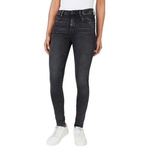 Pepe Jeans dámské tmavě šedé džíny REGENT