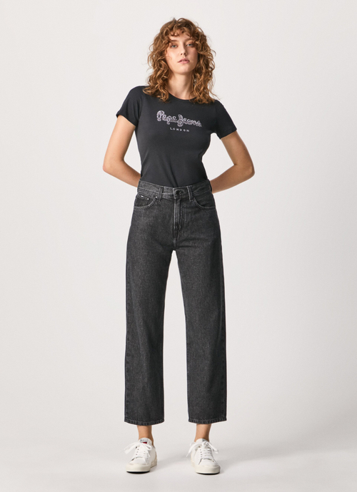 Pepe Jeans dámské černé tričko BEATRICE 