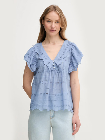 Pepe Jeans dámská modrá halenka Dame