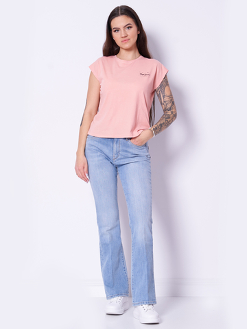 Pepe Jeans dámské meruňkové tričko Lorena