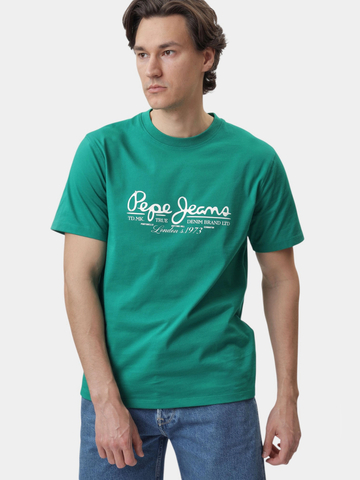 Pepe Jeans pánské zelené tričko Dumas