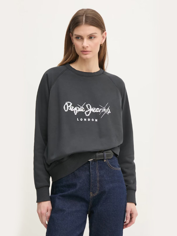 Pepe Jeans dámská šedá mikina Lupita