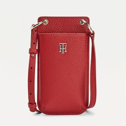 Tommy Hilfiger dámské červené pouzdro na mobil