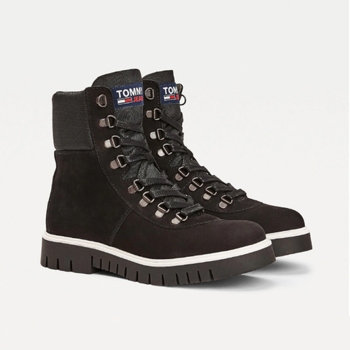 Tommy Jeans dámské černé kotníčkové boty 