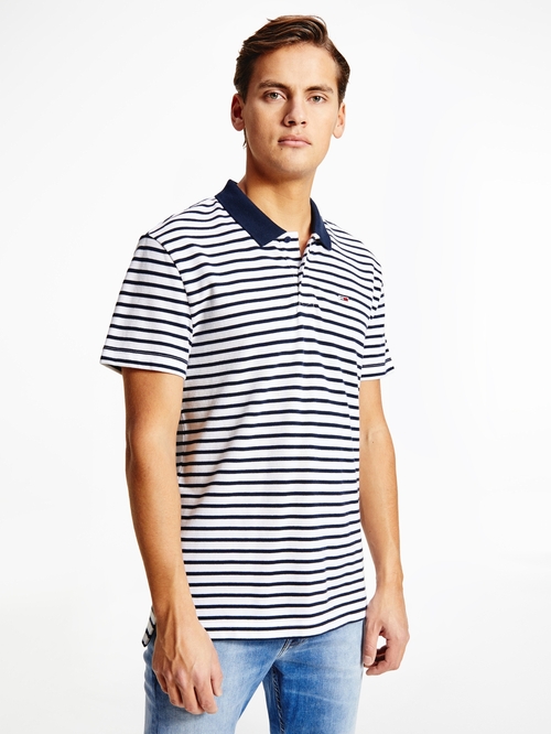 Tommy Jeans pánské pruhované polo tričko