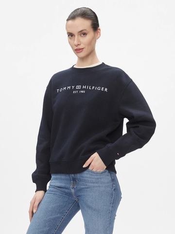 Tommy Hilfiger dámská tmavě modrá mikina 