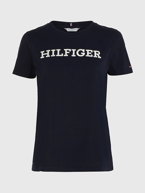 Tommy Hilfiger dámské tmavě modré tričko 