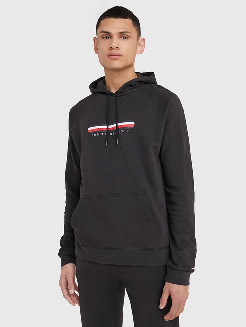 Tommy Hilfiger pánská černá mikina OH Hoodie