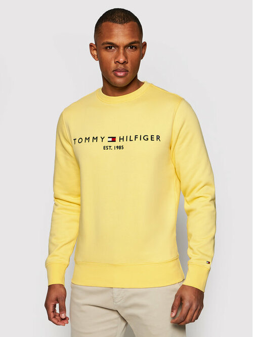 Tommy Hilfiger pánská žlutá mikina 