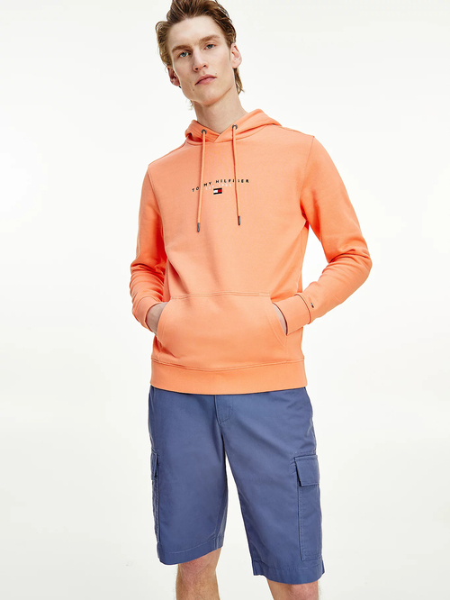 Tommy Hilfiger pánská oranžová mikina Essential