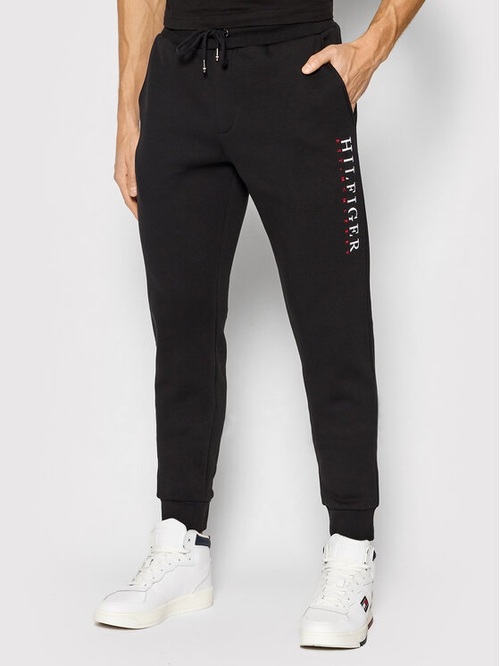 Tommy Hilfiger pánské černé tepláky Corp