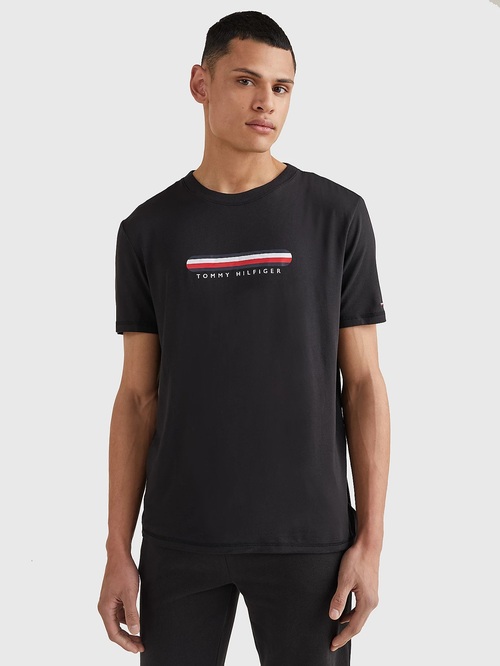 Tommy Hilfiger pánské černé tričko 