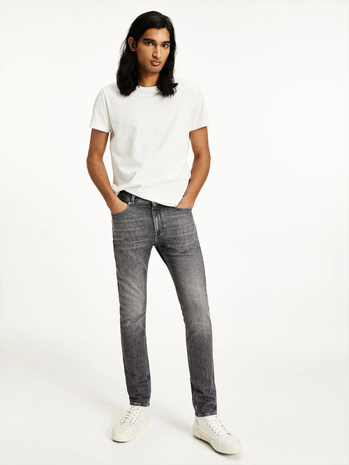 Tommy Hilfiger pánské šedé džíny Bleecker