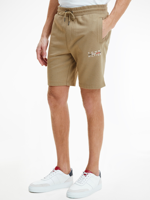 Tommy Hilfiger pánské khaki šortky Square logo