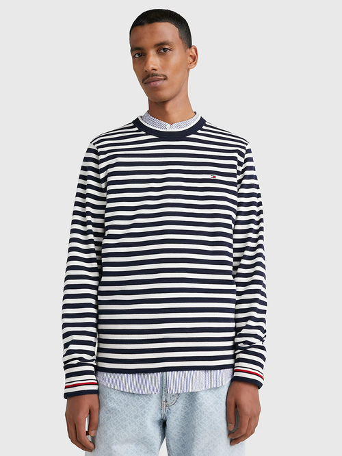 Tommy Hilfiger pánský pruhovaný svetr 1985