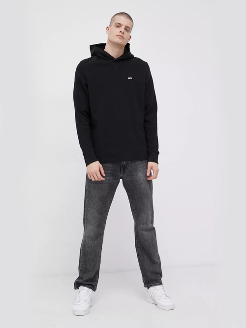Tommy Jeans pánská černá mikina