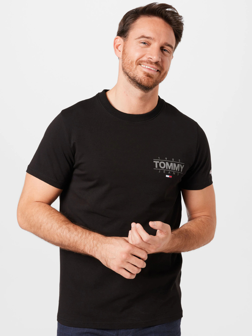 Tommy Jeans pánské černé triko