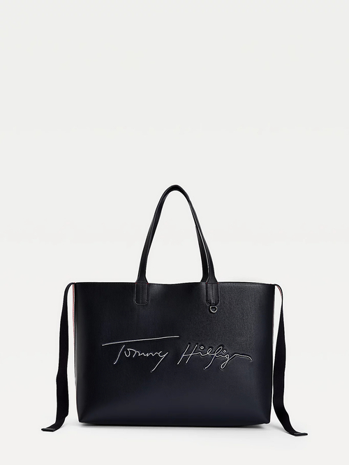 Tommy Hilfiger dámská tmavě modrá velká kabelka Iconic