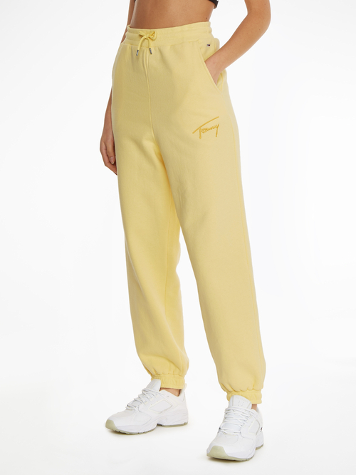 Tommy Jeans dámské žluté tepláky