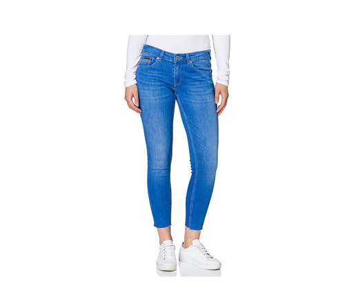 Tommy Jeans dámské modré džíny SOPHIE LR SKNY ANKLE