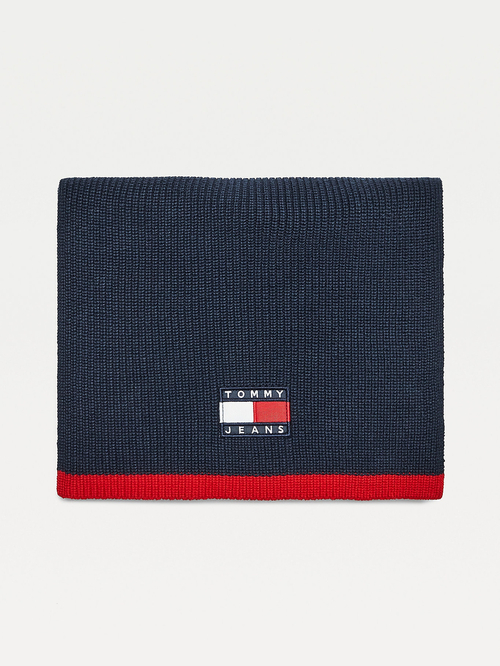 Tommy Jeans pánská tmavě modrá šála