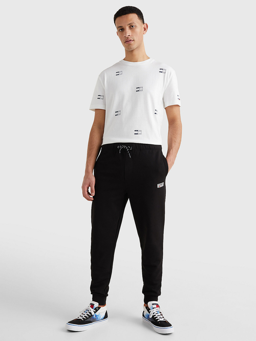 Tommy Jeans pánské černé tepláky