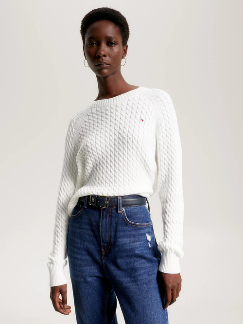 Tommy Hilfiger dámský bílý svetr 
