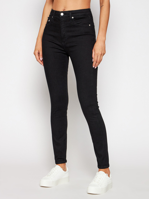 Calvin Klein dámské černé džíny Ankle