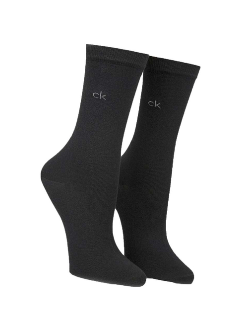 Calvin Klein dámské černé ponožky 2 pack