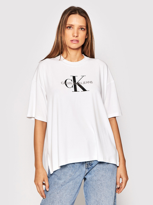Calvin Klein dámské bílé tričko Monogram