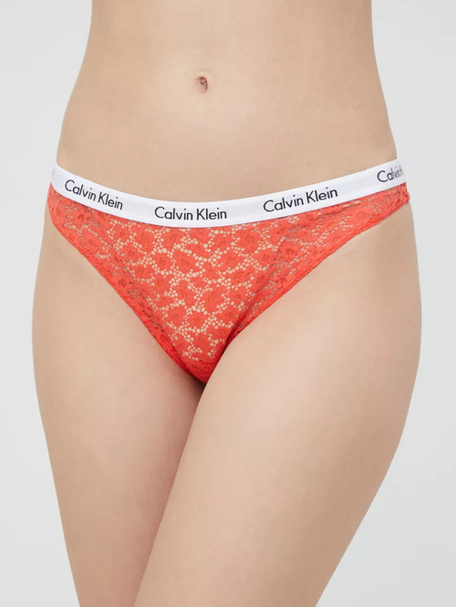 Calvin Klein dámské červené kalhotky