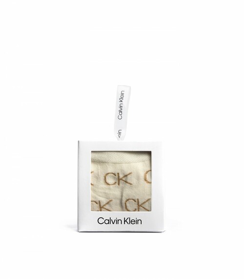 Calvin Klein dámské krémové ponožky