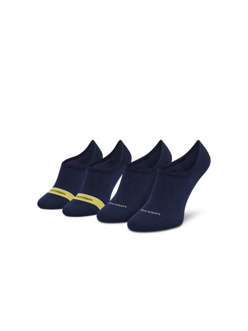 Calvi Klein dámské tmavě modré ponožky 2 pack