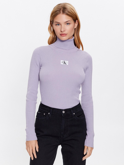 Calvin Klein dámský fialový rolák
