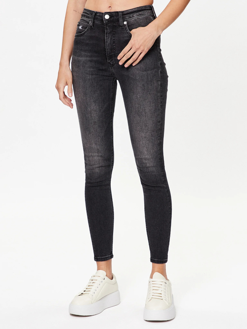 Calvin Klein dámské tmavě šedé džíny